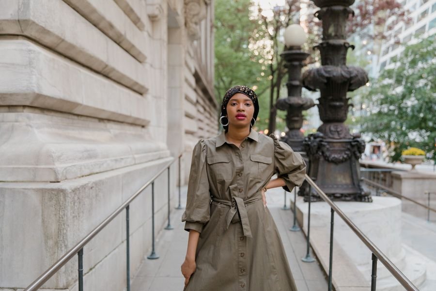 Áo khoác trench coat kaki Heritage